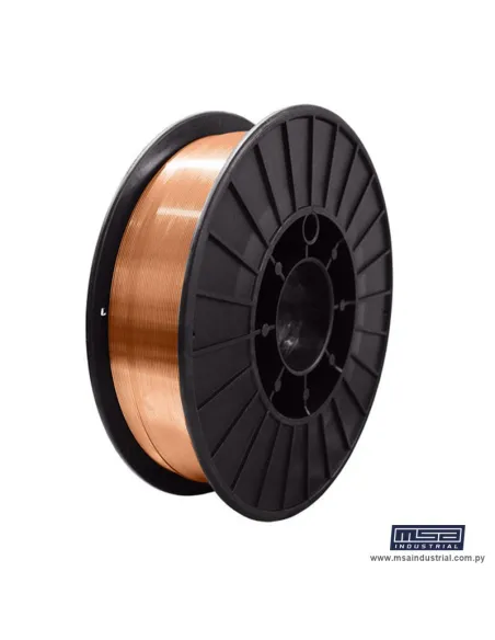ALAMBRE MIG 0.8MM 5KG C/SOPORTE NEGRO
