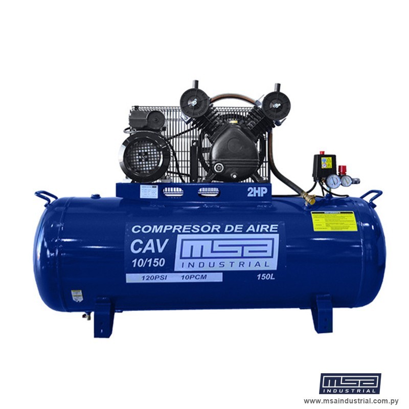 COMPRESOR CAV10/150M 120PSI 2HP MONOFÁSICO