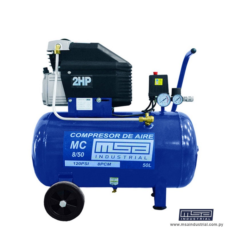 COMPRESOR MC8/50L 2HP MONOF. 120PSI