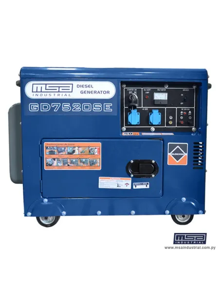 GENERADOR DIESEL 7,5KVA MON 220V 25A