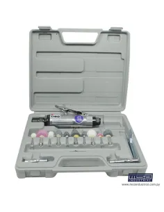 RECTIFICADORA NEUM. 1/4" C/KIT 25000RPM