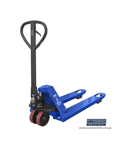 PALETERA HIDRÁULICA 3000KG 55CM RUEDA DOBLE PU