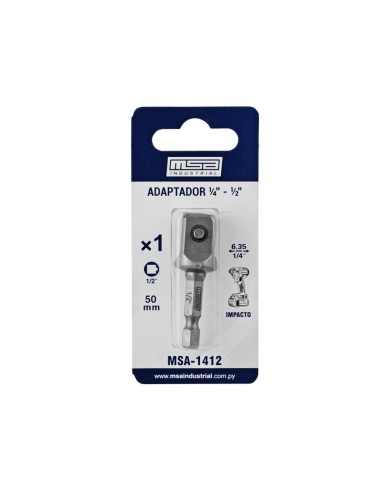 ADAPTADOR DE TUBO 1/2" P/ATORNILLADOR